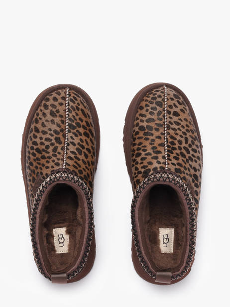 Pantoffels Met Platformzool Uit Leder Ugg Bruin women 1178430 ander zicht 3